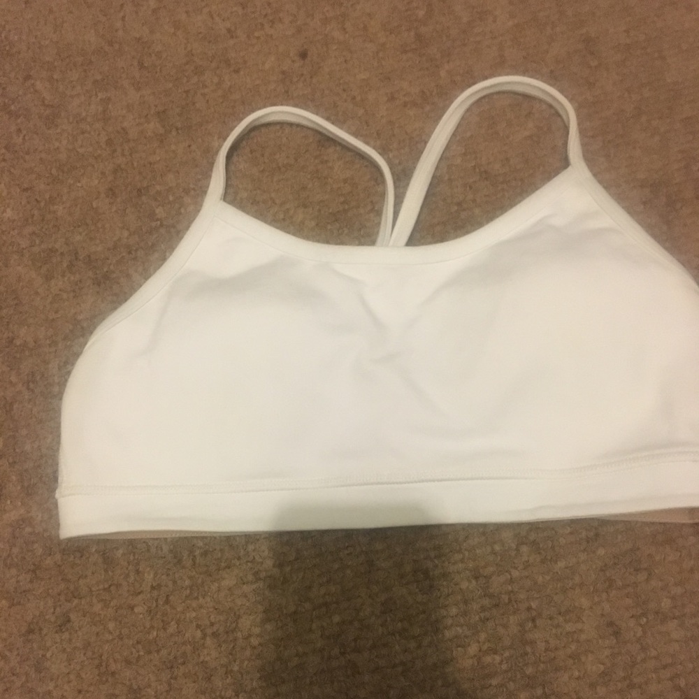Lululemon sports bra- white Flow Y